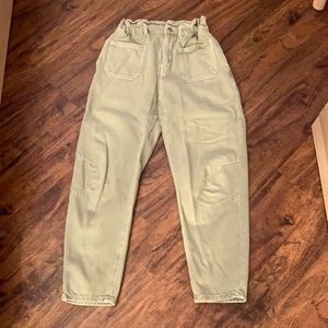 Zara green cargo pants
